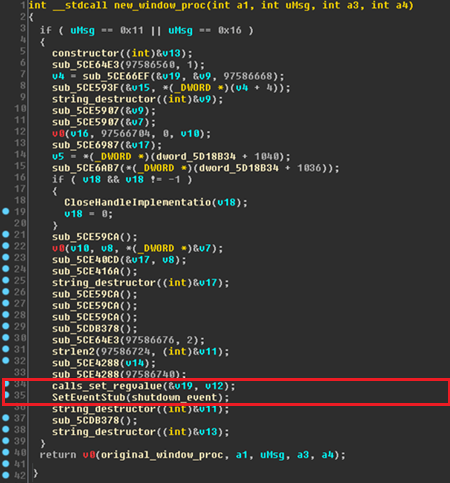 dridex persistency